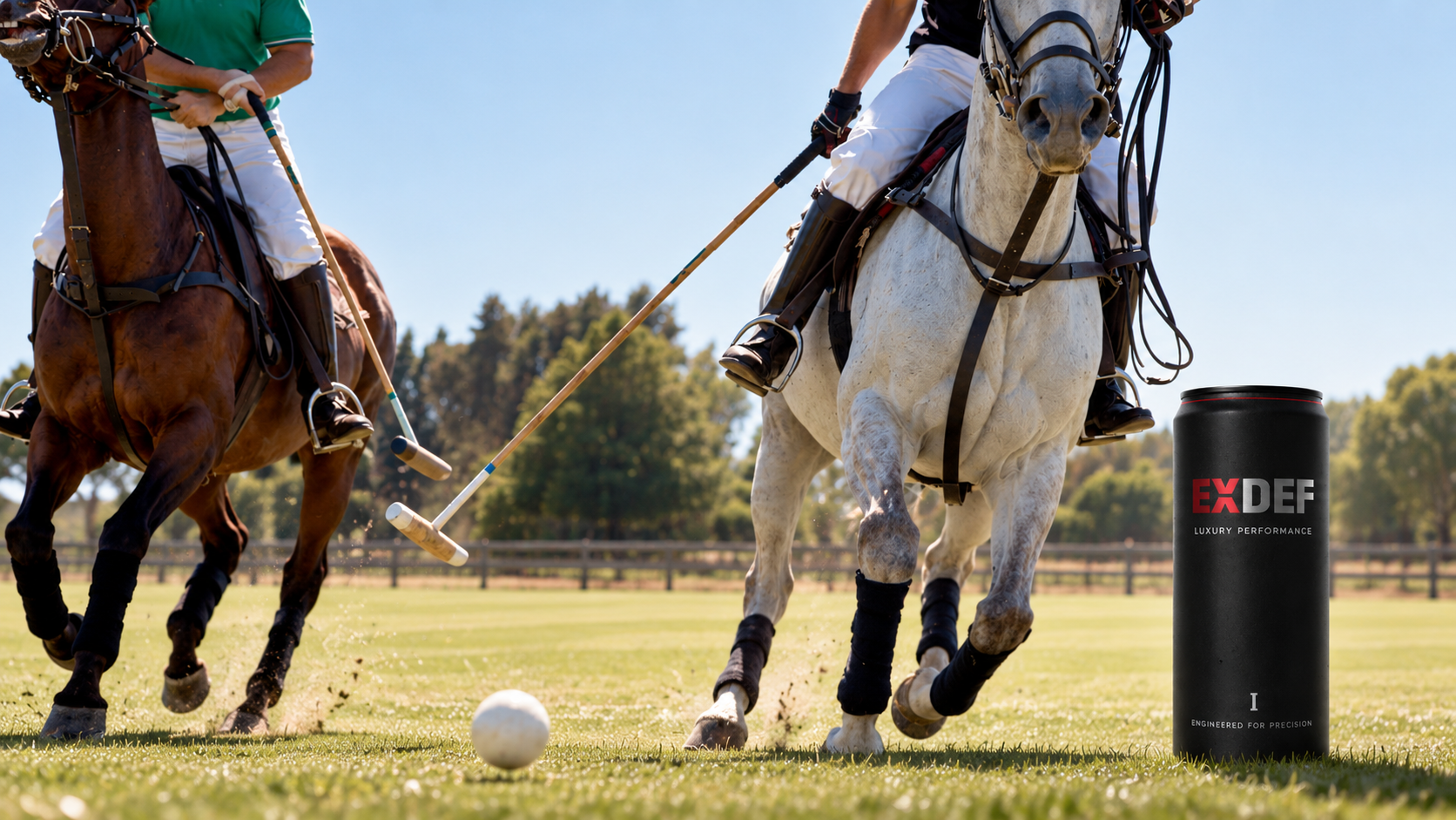 ExDef Polo Duel — The Energy Drink for Polo