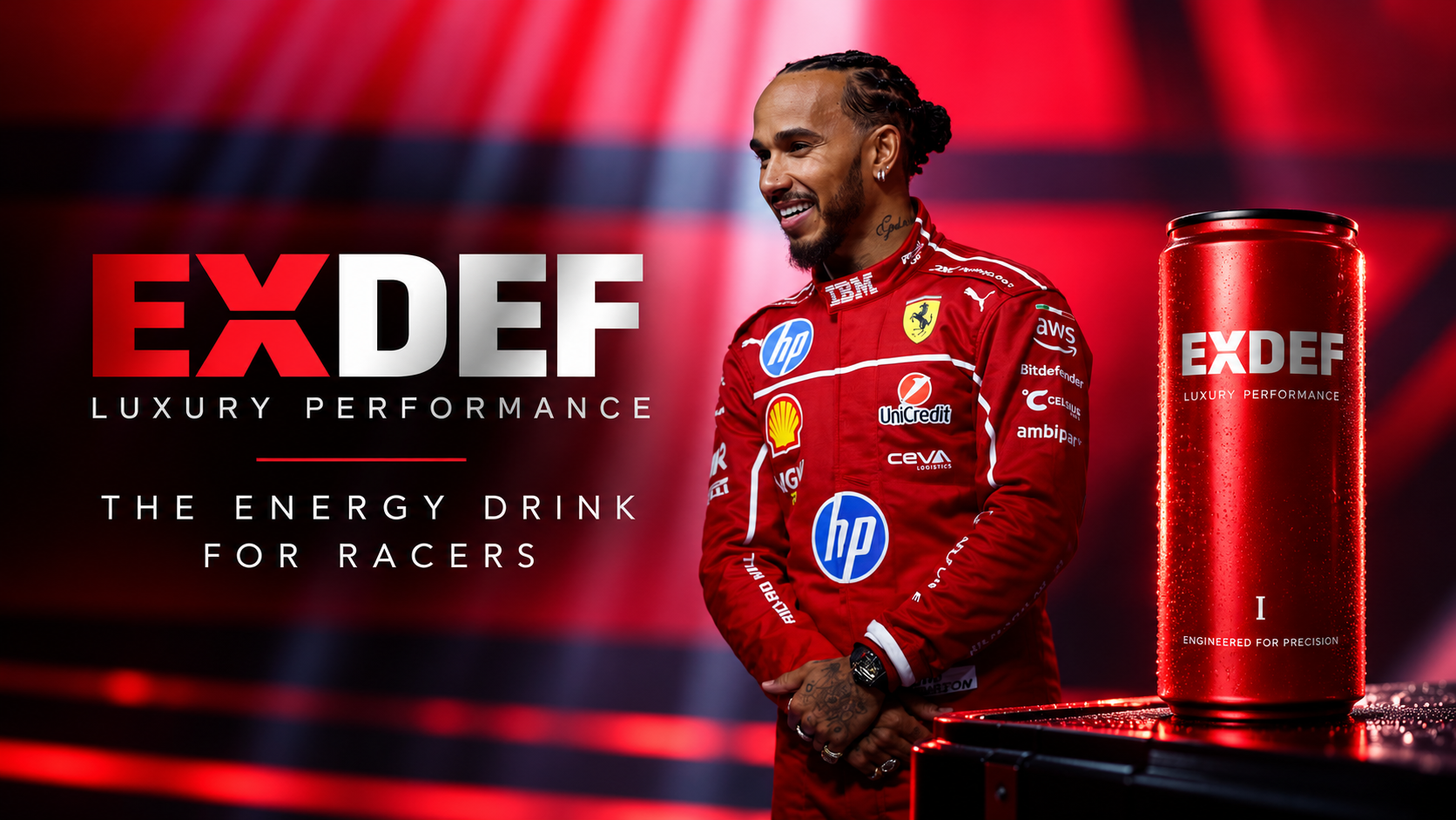ExDef Racer — The Energy Drink for Racers